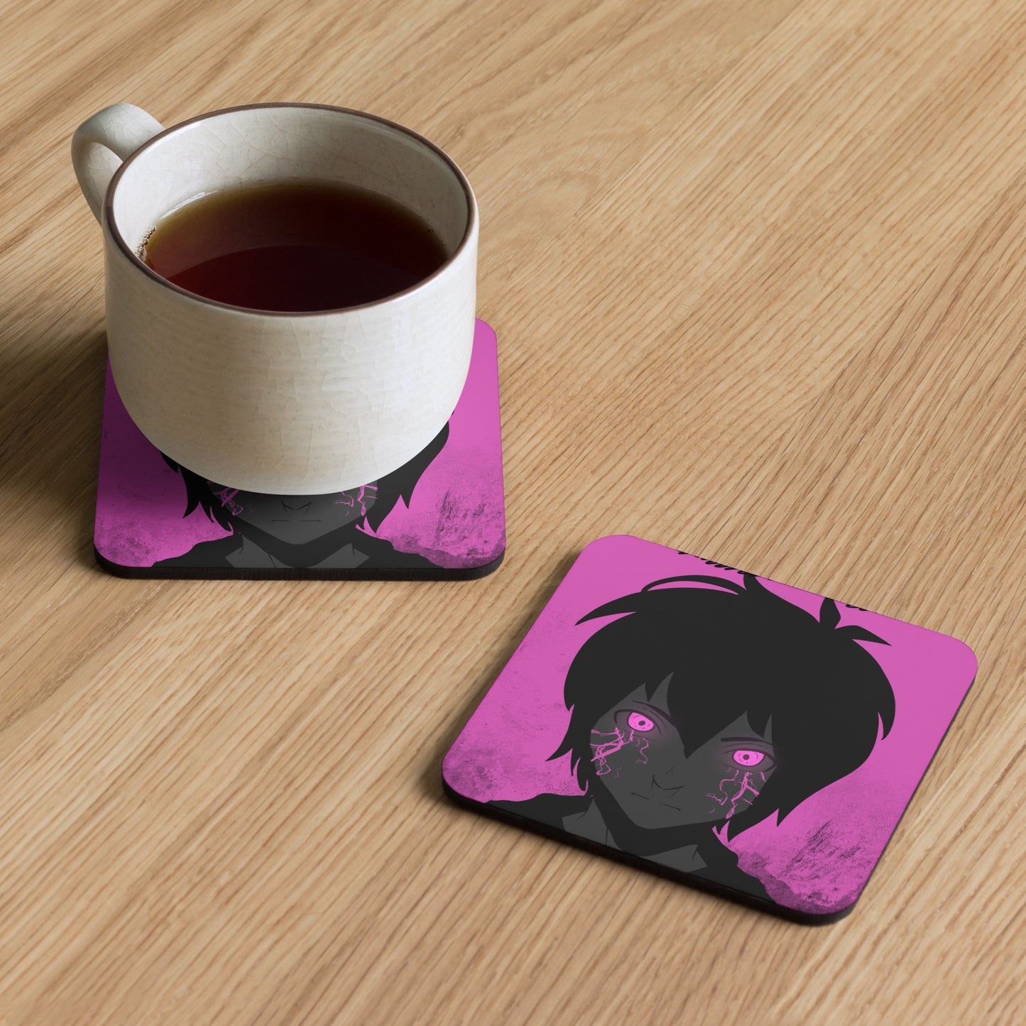 Otaku-San's Dystopian Cork-back coaster